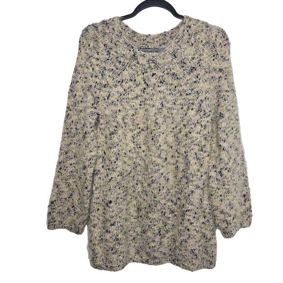 Lou & Grey Women's Fuzzy Eyelash Sweater Size XS Pullover Cozy Fun Whimsical - Picture 3 of 8